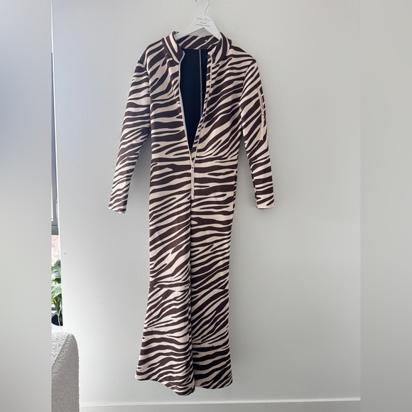 CYNTHIA ROWLEY Zebra Ski Suit L - Picture 9 of 16